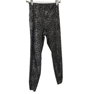 3/$15 Avia gray black snake print workout athletic leggings size S